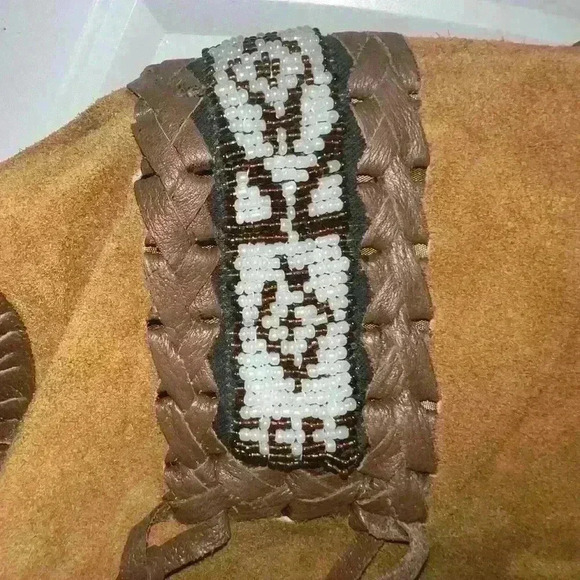 Unisex Traditional Cowboy Western Leather Jacket Coat with Fringe (Size Small) - Picture 7 of 9